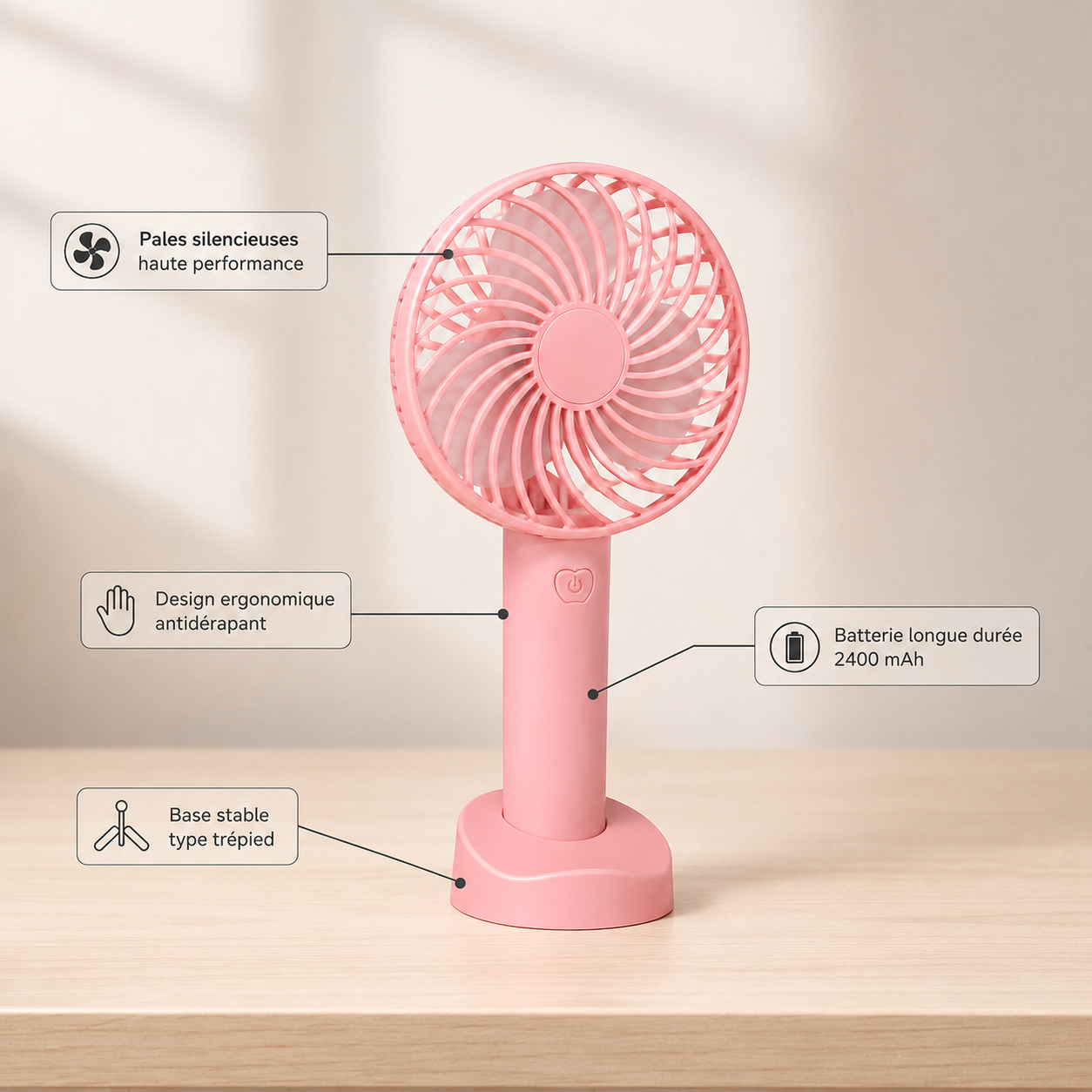Mini Ventilateur Portable de Poche