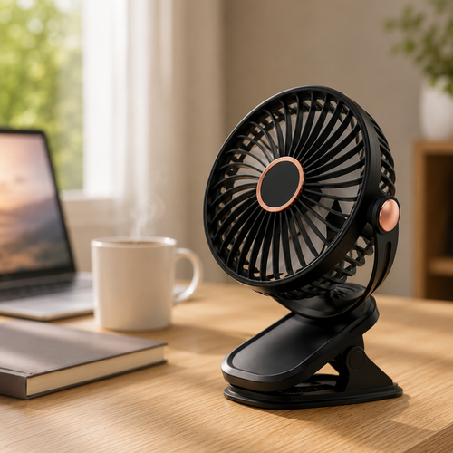 Mini Ventilateur à Pince Multifonctionnel