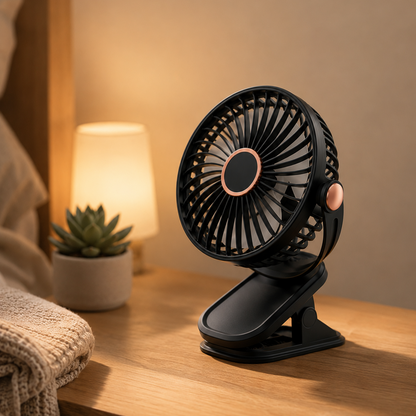 Mini Ventilateur à Pince Multifonctionnel