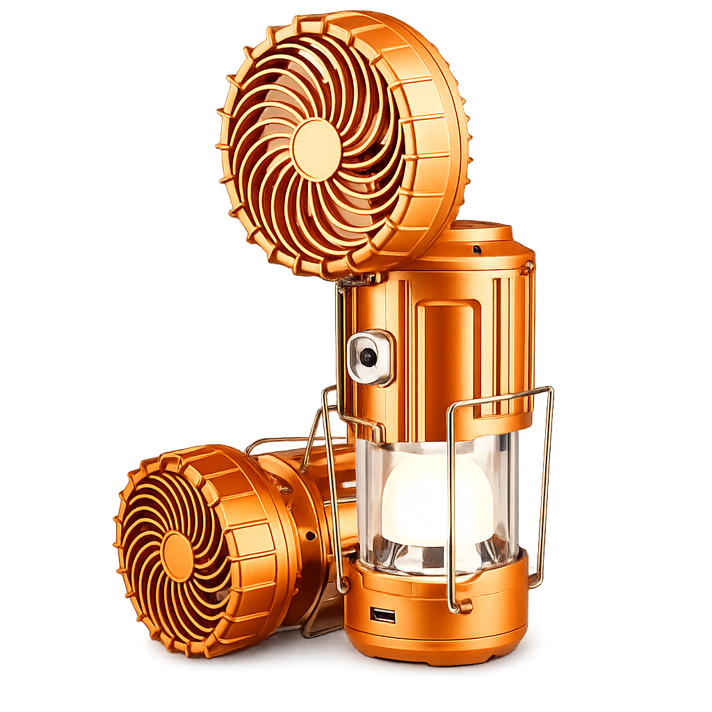 Ventilateur Solaire Étanche pour Camping, Randonnée et Barbecue