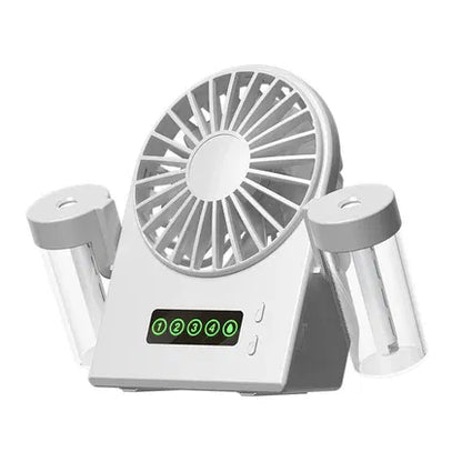 Mini Ventilateur Portable Rechargeable avec Brumisation