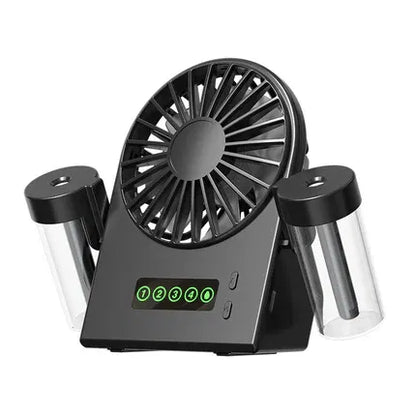 Mini Ventilateur Portable Rechargeable avec Brumisation