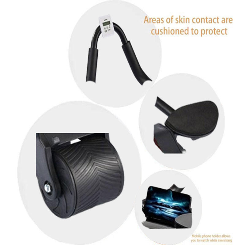 Fit Roll- Rodillo con Soporte del Movil y cronometro incorporado