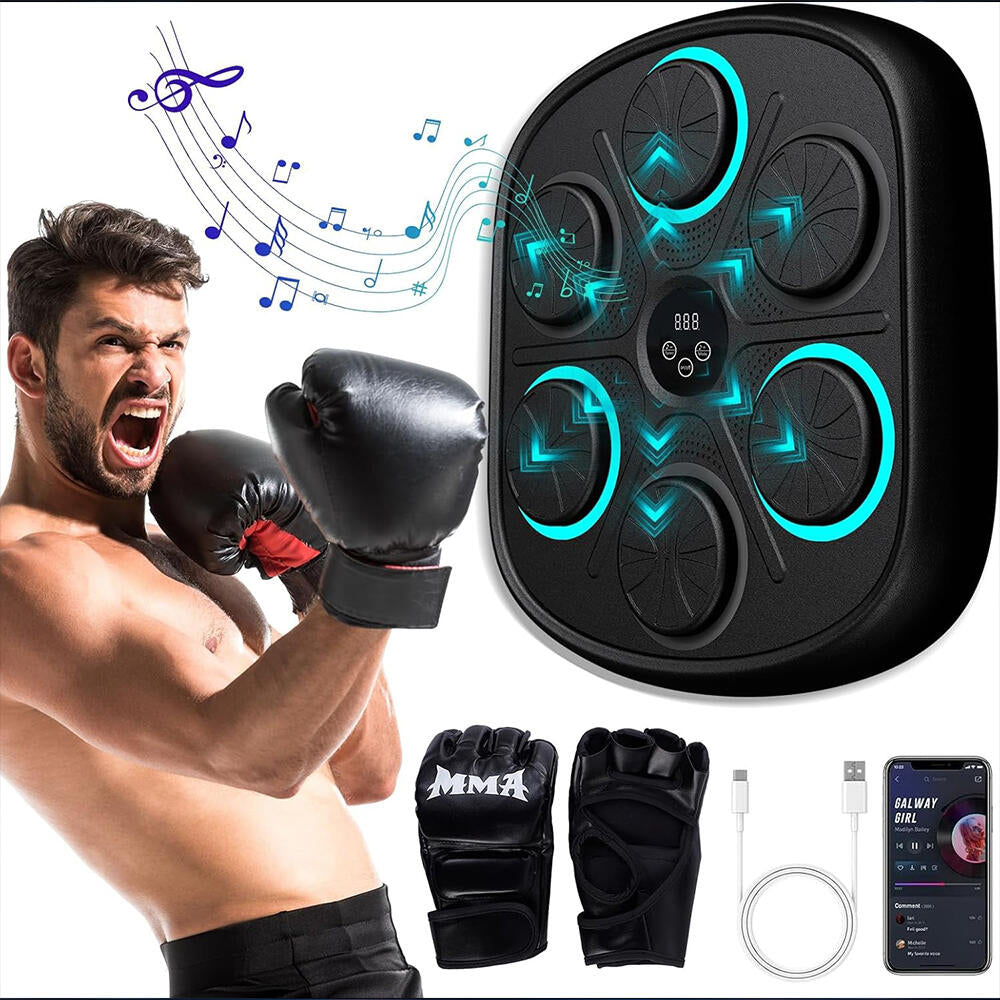 BoxBeat 3.0 – Kit de Boxeo Musical con Guantes y Regalos