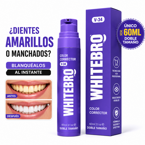 Blanqueador Dental V34 Whitebro 60ml