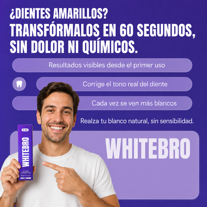 Blanqueador Dental V34 Whitebro 60ml