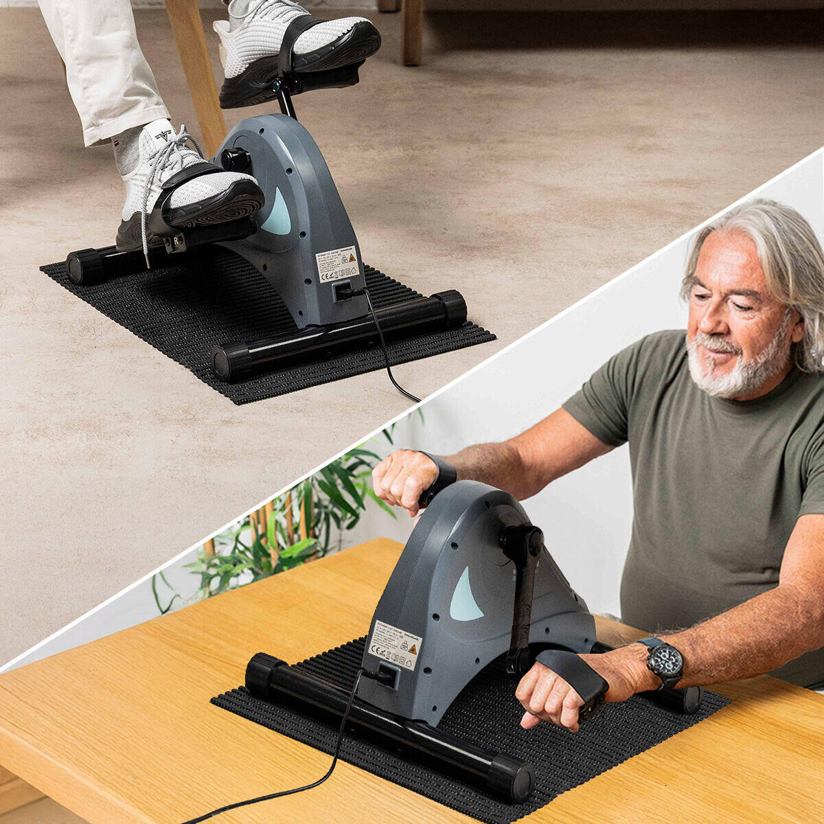 Velora 3000 Pro – Pedaleador Eléctrico 2 en 1 para Piernas y Brazos (InnovaGoods)