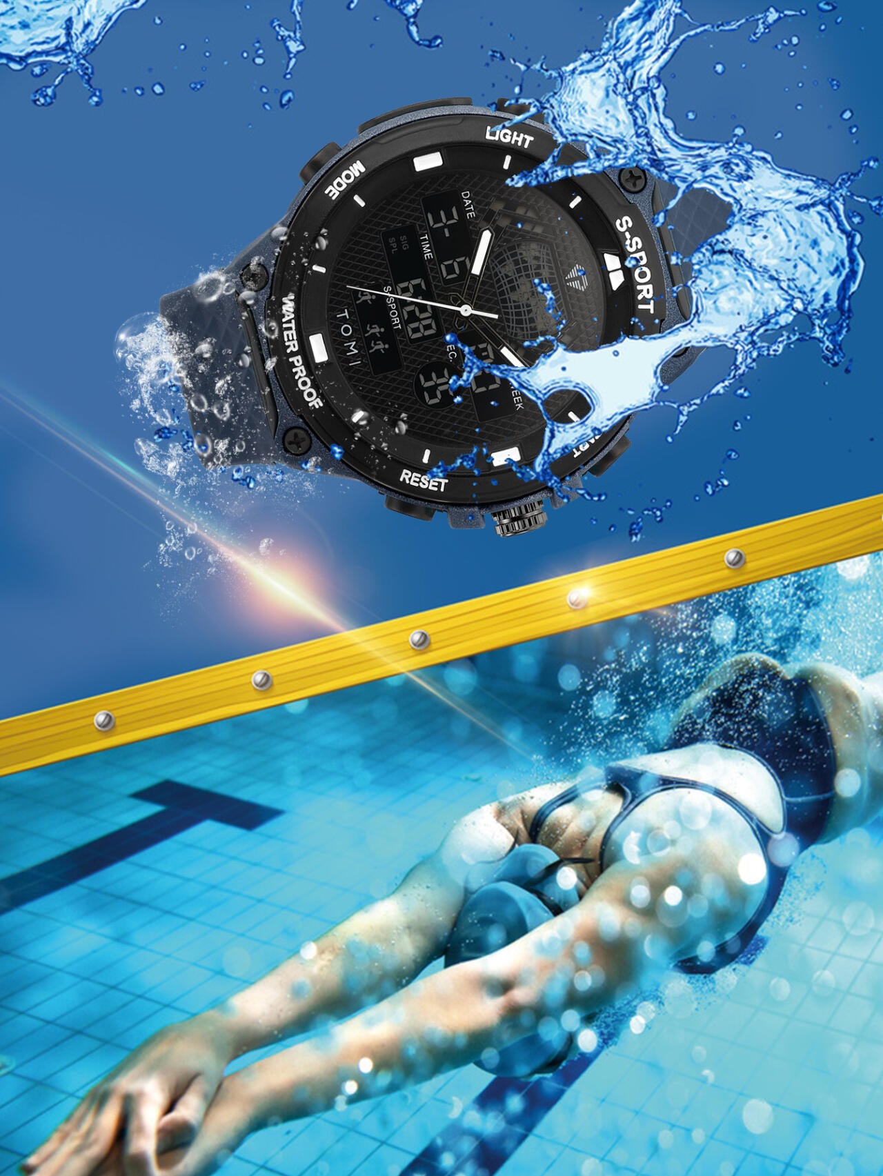 TOMI Titan – Reloj Deportivo y Resistente